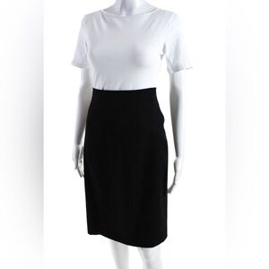 Moschino black midi skirt